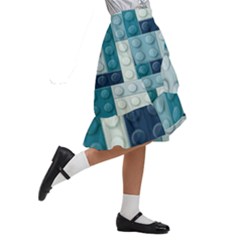 Kids  Ruffle Flared Wrap Midi Skirt 