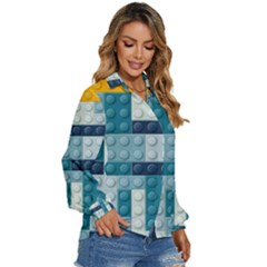 Women s Long Sleeve Button Up Shirt 