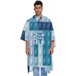 Lego, Background, Dots Men s Hooded Rain Ponchos