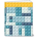 Lego, Background, Dots 8  x 10  Hardcover Notebook