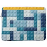 Lego, Background, Dots 17  Vertical Laptop Sleeve Case With Pocket