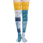 Lego, Background, Dots Thigh High Stockings