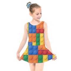 Kids  Skater Dress Swimsuit 