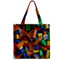 Zipper Grocery Tote Bag 