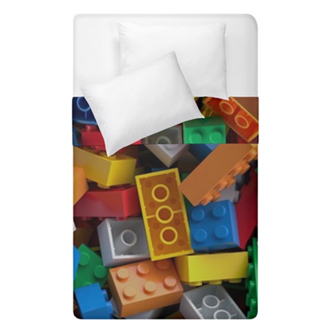 Lego, Toy Block, Colorfulness, Kids Duvet Cover Double Side (Single Size) from ArtsNow.com