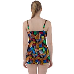 Tie Front Two Piece Tankini 