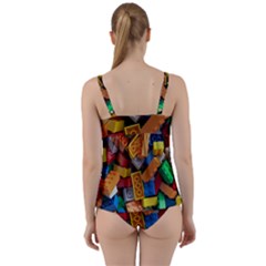 Twist Front Tankini Set 