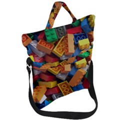 Fold Over Handle Tote Bag 