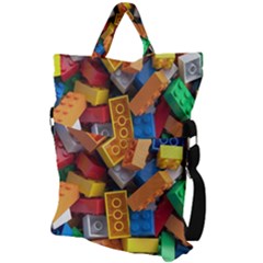 Fold Over Handle Tote Bag 