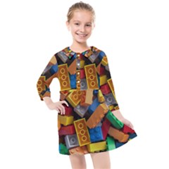 Kids  Quarter Sleeve Shirt Dress 