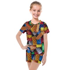 Kids  Mesh T-Shirt and Shorts Set 