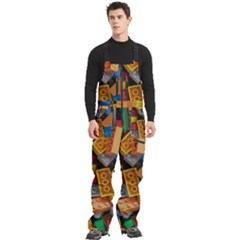 Men s Front Zip Ski And Snowboard Bib Pants 