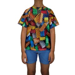 Kids  Short Sleeve Swimwear 