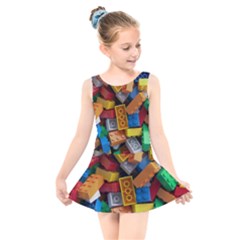 Kids  Skater Dress Swimsuit 