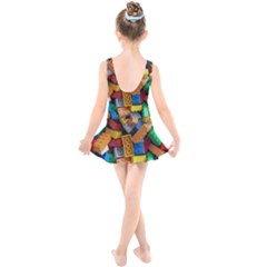 Kids  Skater Dress Swimsuit 