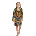 Kids  Long Sleeve Velvet Lounge Robe 