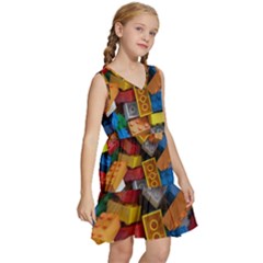 Kids  Sleeveless Tiered Mini Dress 