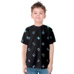 Noice, Dark, Gamer, Games, Gaming, Logo Kids  Cotton T-Shirt