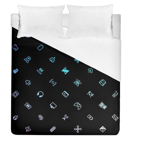 Noice, Dark, Gamer, Games, Gaming, Logo Duvet Cover (Queen Size) from ArtsNow.com