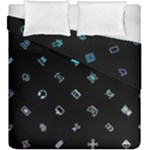 Noice, Dark, Gamer, Games, Gaming, Logo Duvet Cover Double Side (King Size)