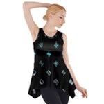 Noice, Dark, Gamer, Games, Gaming, Logo Side Drop Tank Tunic