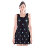 Noice, Dark, Gamer, Games, Gaming, Logo Scoop Neck Skater Dress