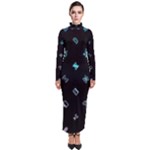 Noice, Dark, Gamer, Games, Gaming, Logo Turtleneck Maxi Dress