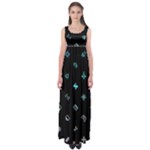 Noice, Dark, Gamer, Games, Gaming, Logo Empire Waist Maxi Dress