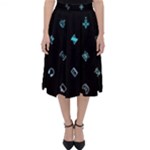 Noice, Dark, Gamer, Games, Gaming, Logo Classic Midi Skirt