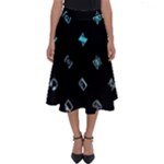 Noice, Dark, Gamer, Games, Gaming, Logo Perfect Length Midi Skirt