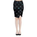 Noice, Dark, Gamer, Games, Gaming, Logo Midi Wrap Pencil Skirt