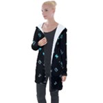 Noice, Dark, Gamer, Games, Gaming, Logo Longline Hooded Cardigan