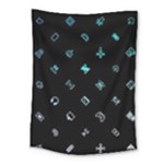 Noice, Dark, Gamer, Games, Gaming, Logo Medium Tapestry