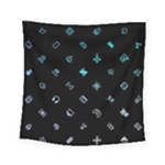 Noice, Dark, Gamer, Games, Gaming, Logo Square Tapestry (Small)