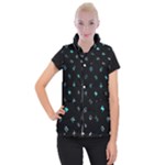 Noice, Dark, Gamer, Games, Gaming, Logo Women s Button Up Vest