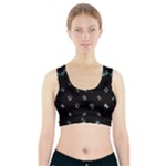 Noice, Dark, Gamer, Games, Gaming, Logo Sports Bra With Pocket