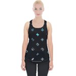 Noice, Dark, Gamer, Games, Gaming, Logo Piece Up Tank Top