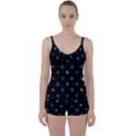 Noice, Dark, Gamer, Games, Gaming, Logo Tie Front Two Piece Tankini