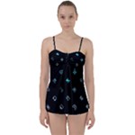 Noice, Dark, Gamer, Games, Gaming, Logo Babydoll Tankini Set