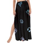 Noice, Dark, Gamer, Games, Gaming, Logo Maxi Chiffon Tie-Up Sarong