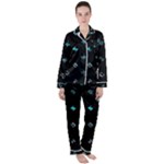 Noice, Dark, Gamer, Games, Gaming, Logo Women s Long Sleeve Satin Pajamas Set	