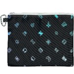 Noice, Dark, Gamer, Games, Gaming, Logo Canvas Cosmetic Bag (XXXL)