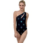 Noice, Dark, Gamer, Games, Gaming, Logo To One Side Swimsuit