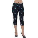 Noice, Dark, Gamer, Games, Gaming, Logo Lightweight Velour Capri Leggings 