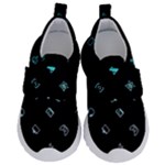 Noice, Dark, Gamer, Games, Gaming, Logo Kids  Velcro No Lace Shoes