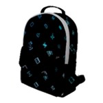 Noice, Dark, Gamer, Games, Gaming, Logo Flap Pocket Backpack (Large)