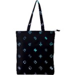 Noice, Dark, Gamer, Games, Gaming, Logo Double Zip Up Tote Bag