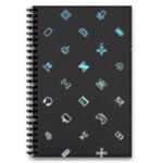 Noice, Dark, Gamer, Games, Gaming, Logo 5.5  x 8.5  Notebook