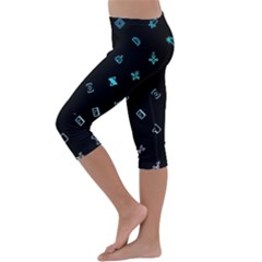 Kids  Lightweight Velour Capri Leggings  