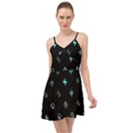 Noice, Dark, Gamer, Games, Gaming, Logo Summer Time Chiffon Dress